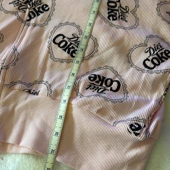 Diet Coke Pink Heart Coquette lounge wear Pajamas HTF Viral 💝💝 - Picture 5 of 10